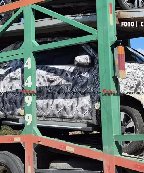 Nova versão da Ram 1200 2026, irmã da Fiat Titano, é flagrada em Minas Gerais e surpreende público.