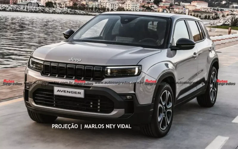 Novo Jeep Avenger remodelado será lançado no Brasil somente em 2028.