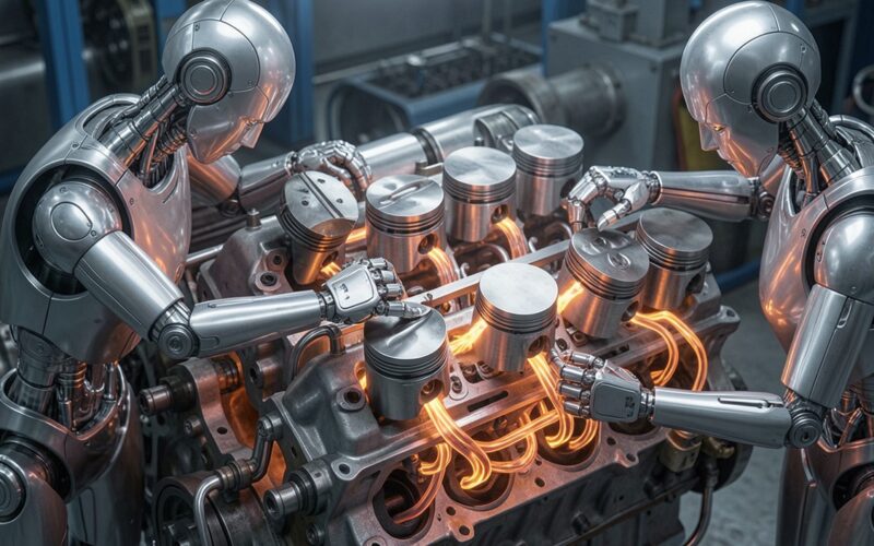 A inteligência artificial dá nova vida ao motor a combustão