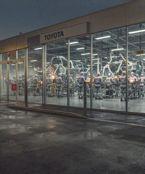 Toyota destina R$ 32,6 bilhões por ano para criar um “exército” de 400 mil robôs