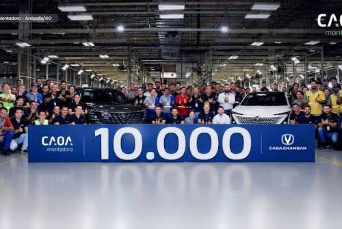 Caoa Changan celebra marco de 10 mil unidades fabricadas em Anápolis