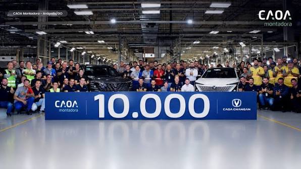 Caoa Changan celebra marco de 10 mil unidades fabricadas em Anápolis